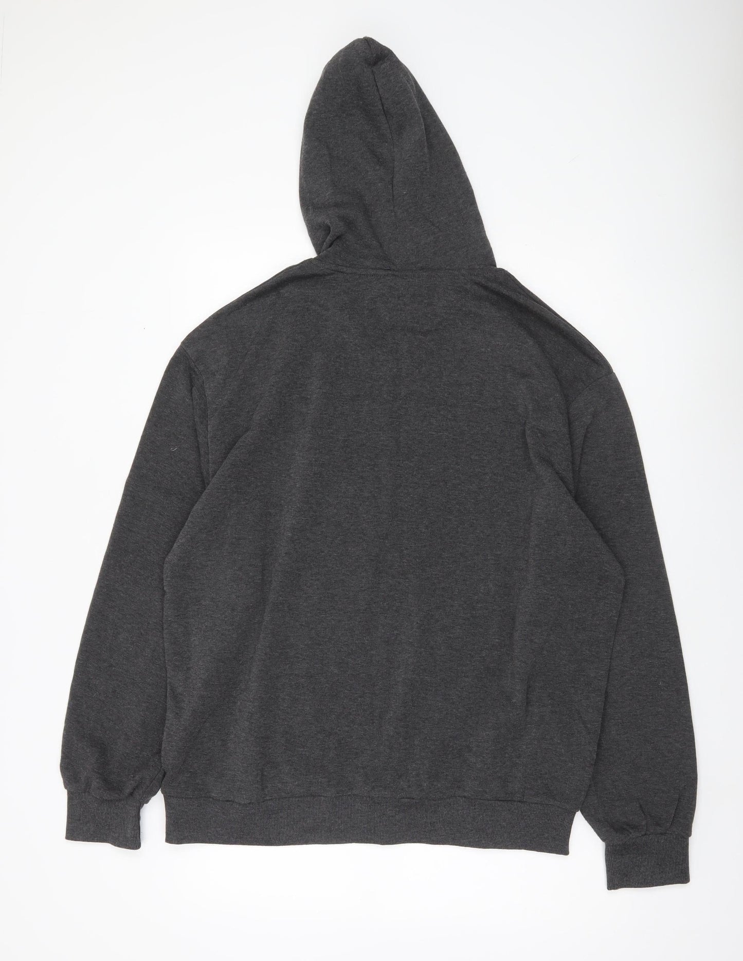 Lee Cooper Men’s Grey XL Pullover Hoodie with Logo