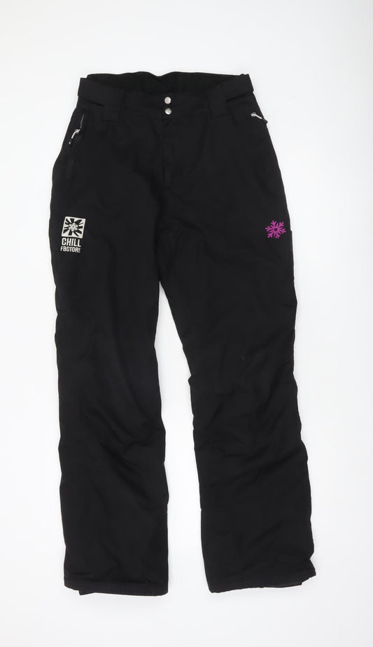 Dare 2B Womens Black Snow Pants Ski Trousers M Regular Waterproof