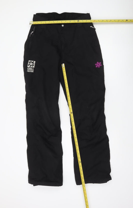 Dare 2B Womens Black Snow Pants Ski Trousers M Regular Waterproof