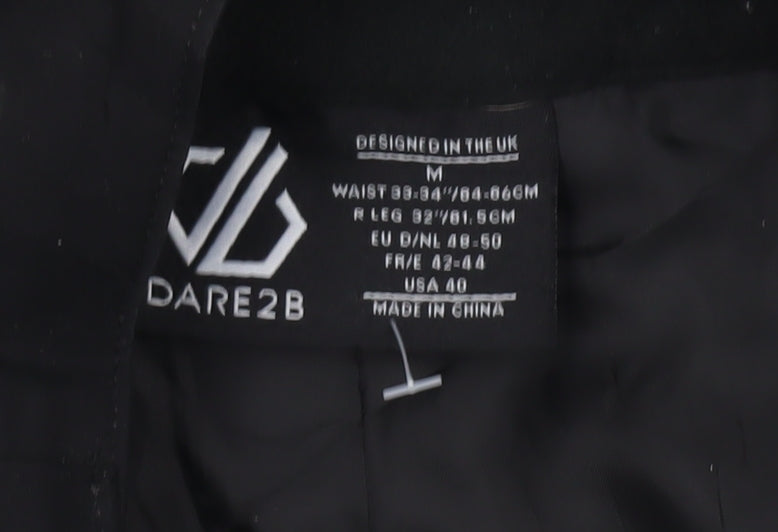 Dare 2B Womens Black Snow Pants Ski Trousers M Regular Waterproof