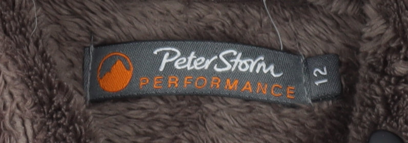 Peter Storm Womens Pink Parka Jacket Size 12 Hooded Waterproof
