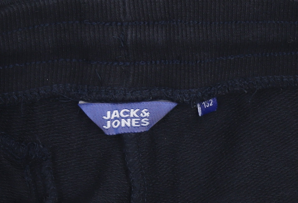 Jack & Jones Unisex Kids Blue Jogger Sweatpants 12 Years Cotton