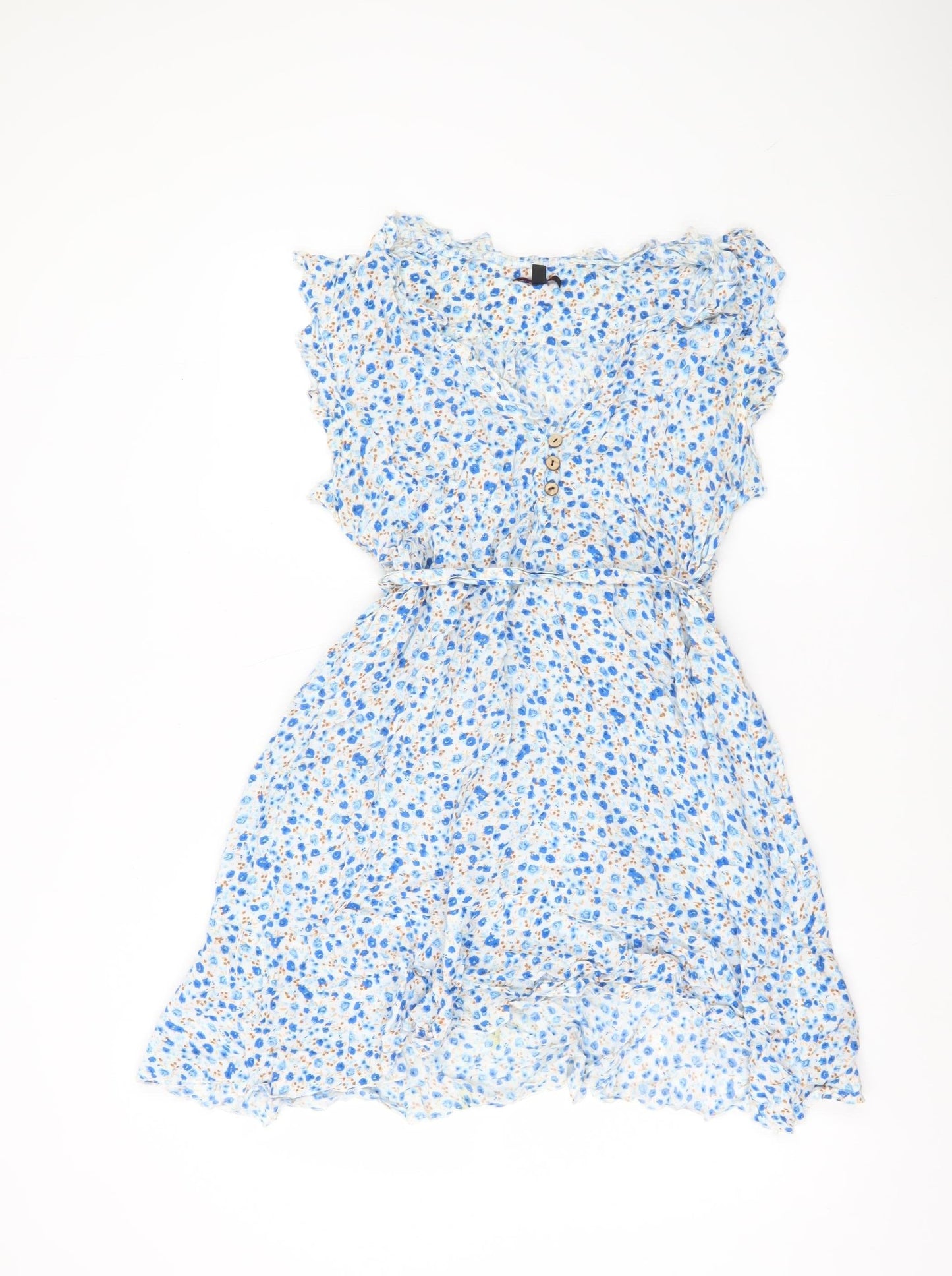Mandi Women’s Multicoloured Floral A-Line Dress Size 16