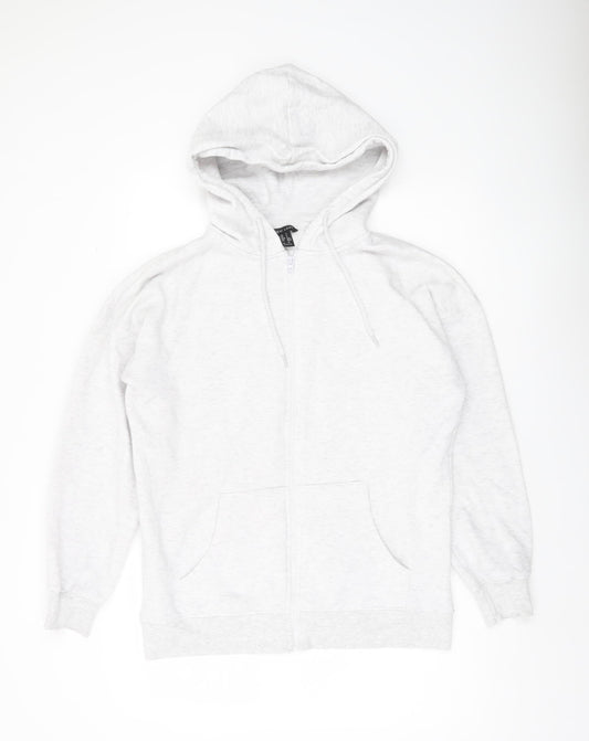 New Look Men’s Grey Full Zip Hoodie Size S Regular Fit