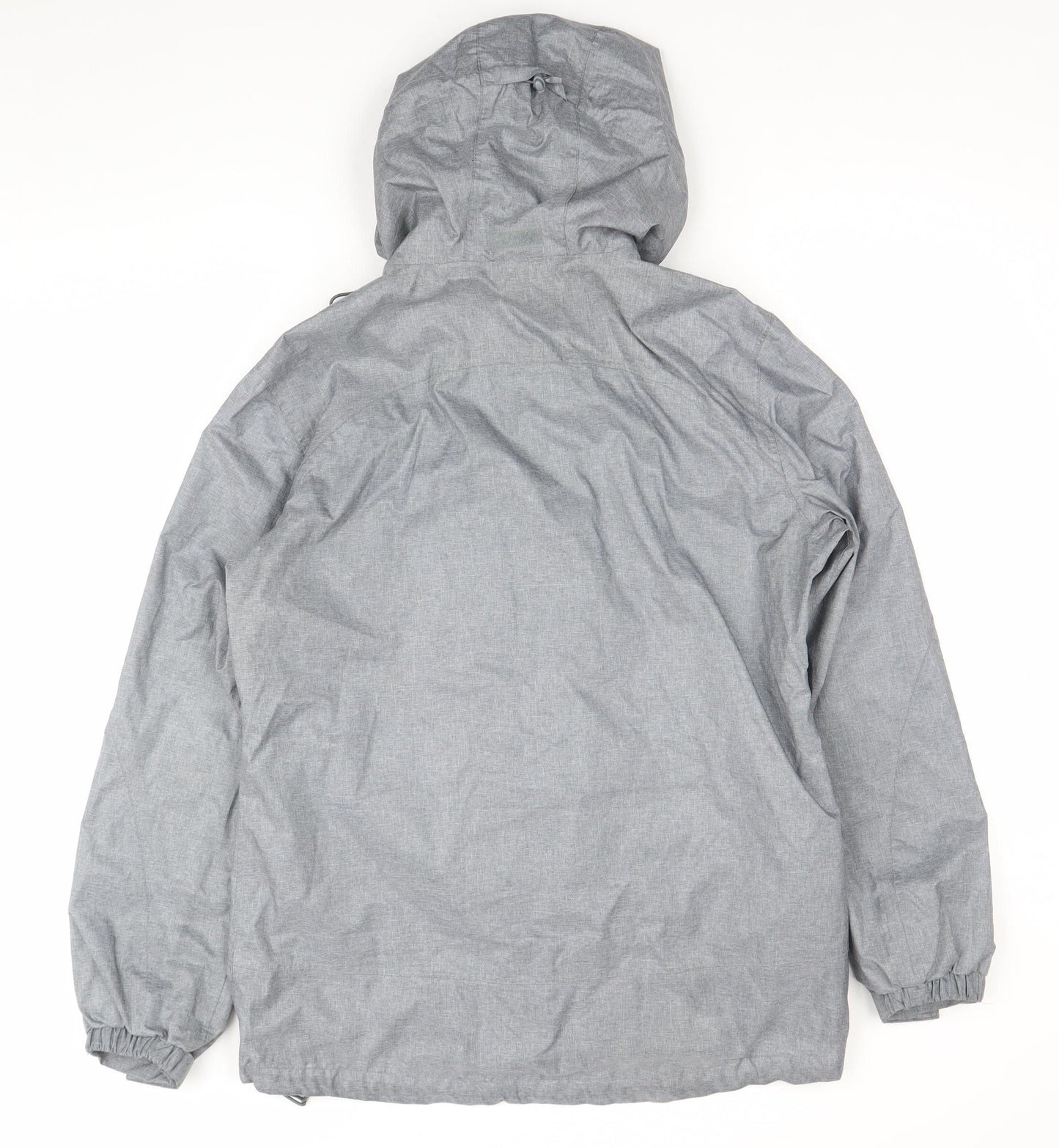 Peter Storm Womens Grey Waterproof Hooded Rain Coat Jacket Size 14
