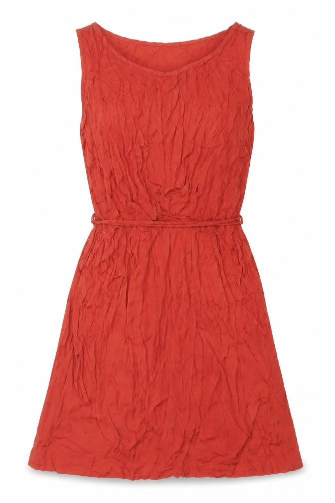 One Step Beyond Women’s Red One Shoulder Ruched A-Line Dress Size 10