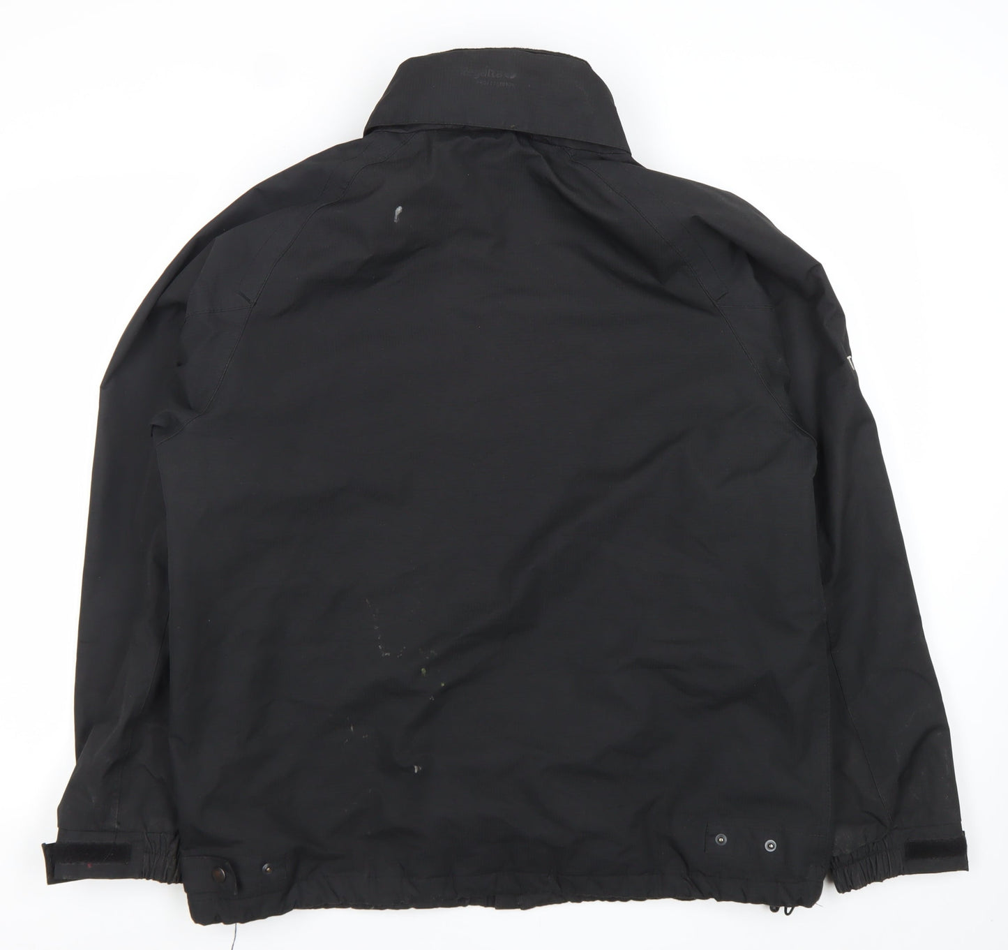 Regatta Men Black L Waterproof Rain Coat Jacket Outdoor Workwear