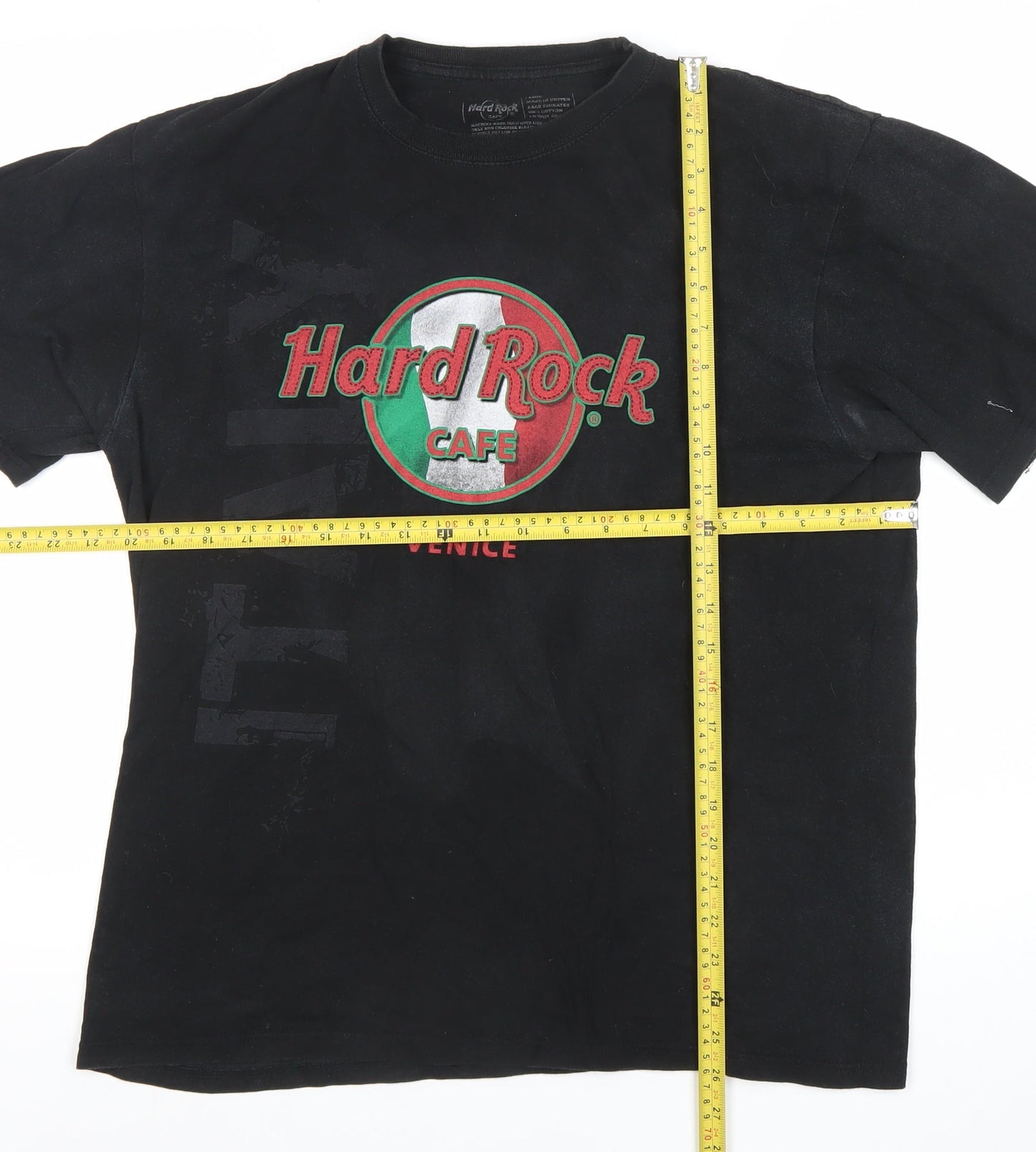 Hard Rock Cafe Venice Men’s Black L Graphic Logo Vintage T-Shirt