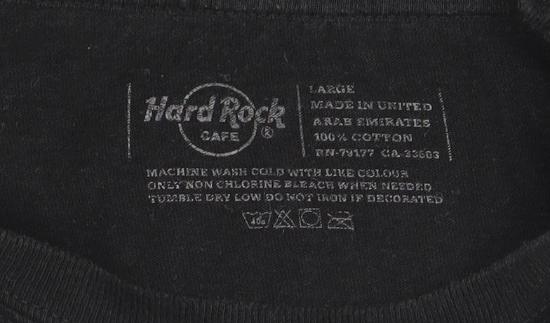 Hard Rock Cafe Venice Men’s Black L Graphic Logo Vintage T-Shirt