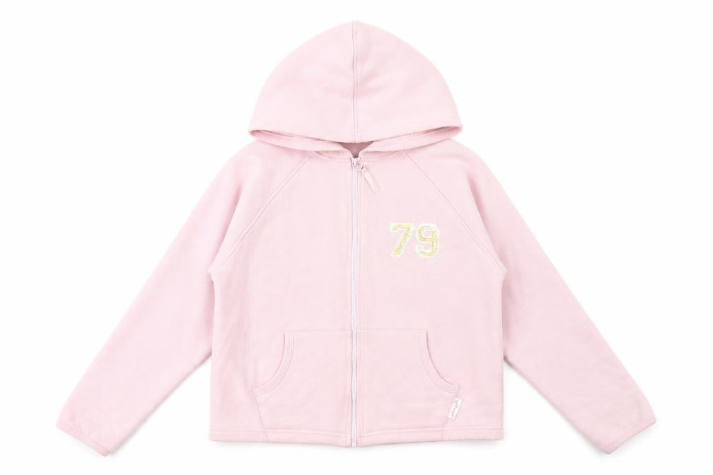 Pineapple Girls Pink Full Zip Hoodie M Logo Dance Casual