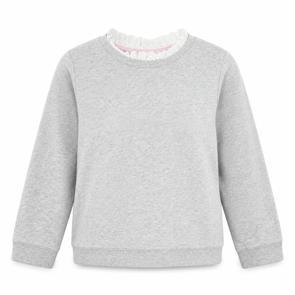 Womens UK XS Regular Boden Grey Pullover Sweatshirt