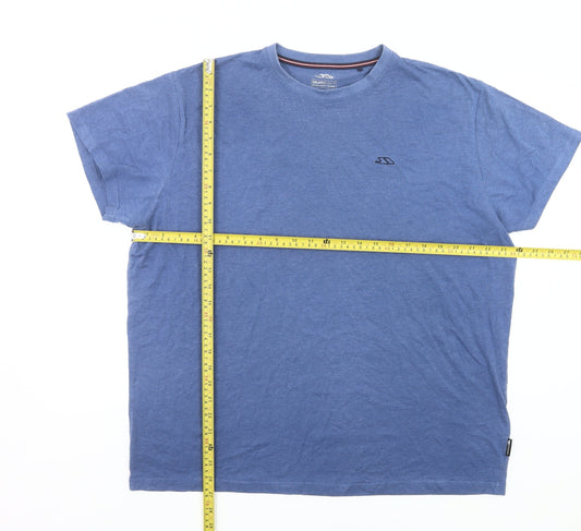 Trespass Men’s XL Blue Crew Neck Short Sleeve Quick Dry T-Shirt
