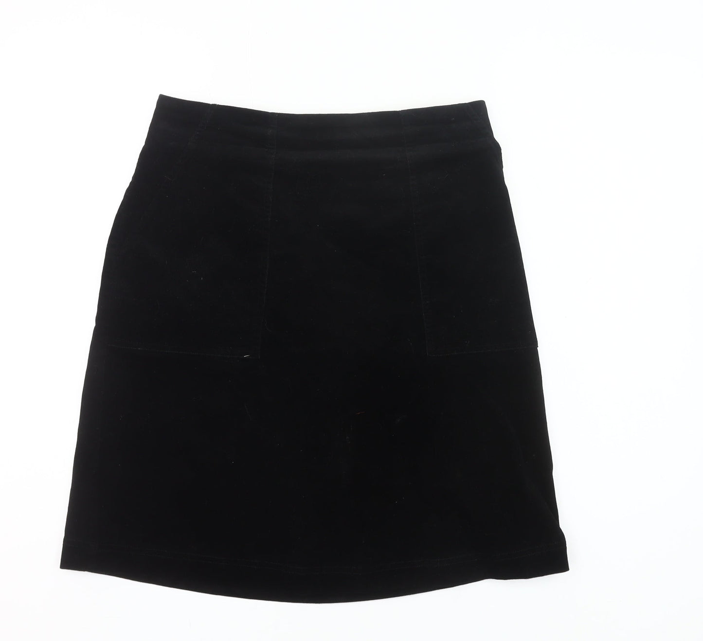 Seasalt Cornwall Women’s Black Corduroy Skirt UK 10 Knee Length