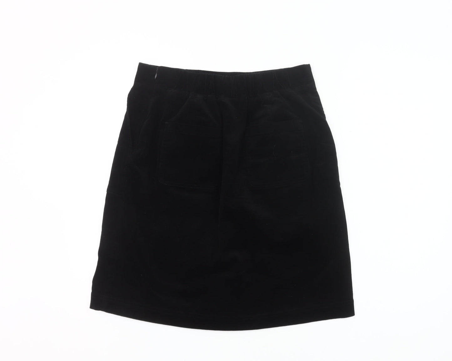 Seasalt Cornwall Women’s Black Corduroy Skirt UK 10 Knee Length