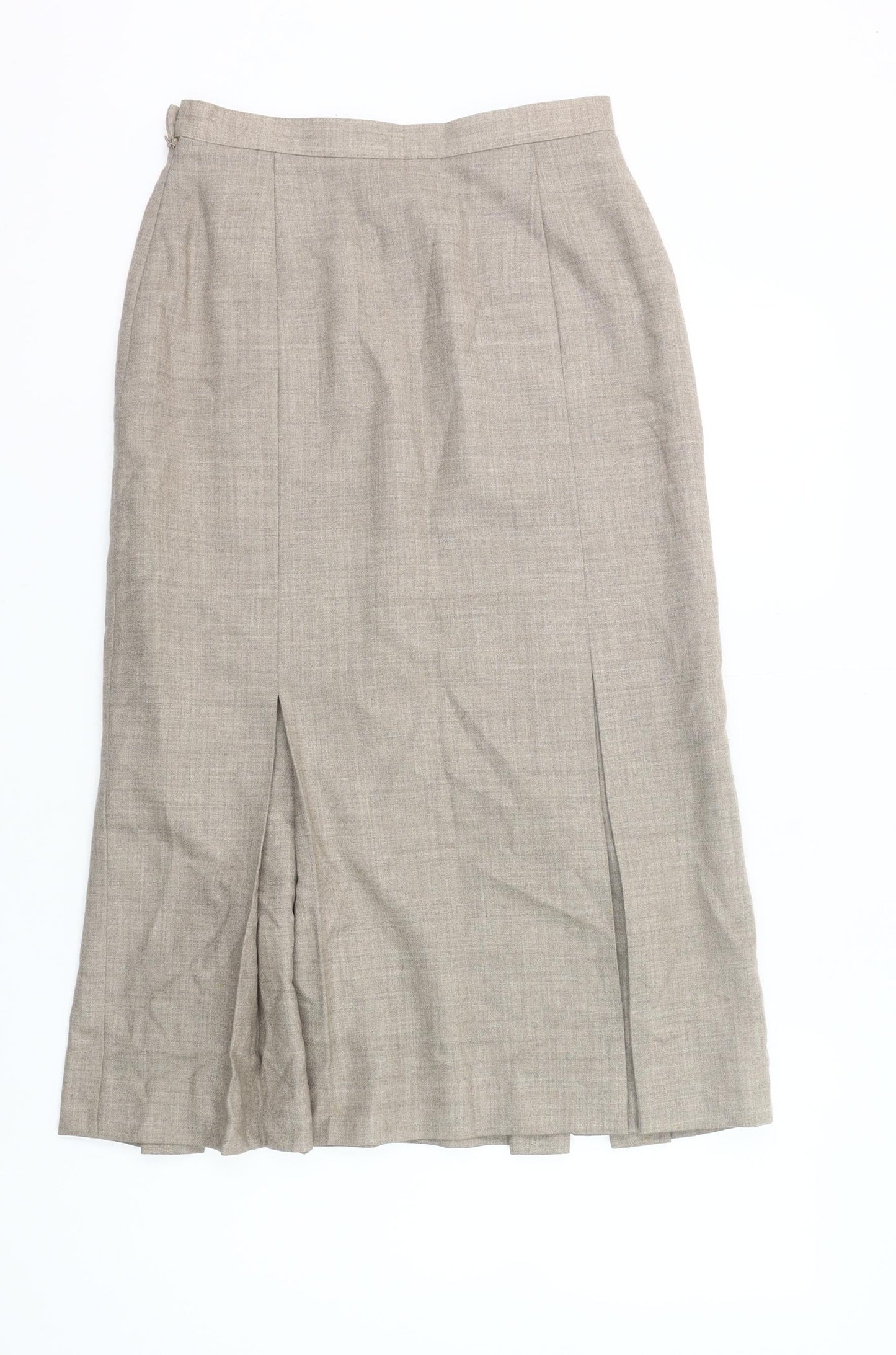 Windsmoor Women’s Beige Wool Midi Pencil Skirt Size 12