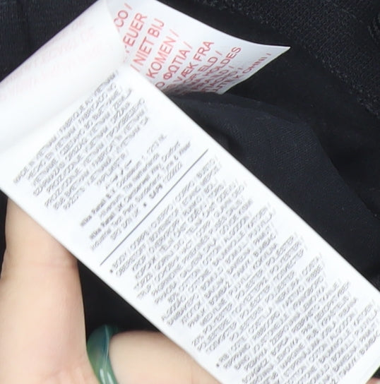 Nike Boys Black Jogger Trousers 11 Years Cotton Blend Activewear