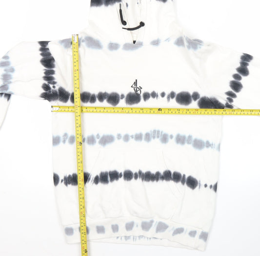 Sonneti London Boys White Tie-Dye Pullover Hoodie 12-13 Years
