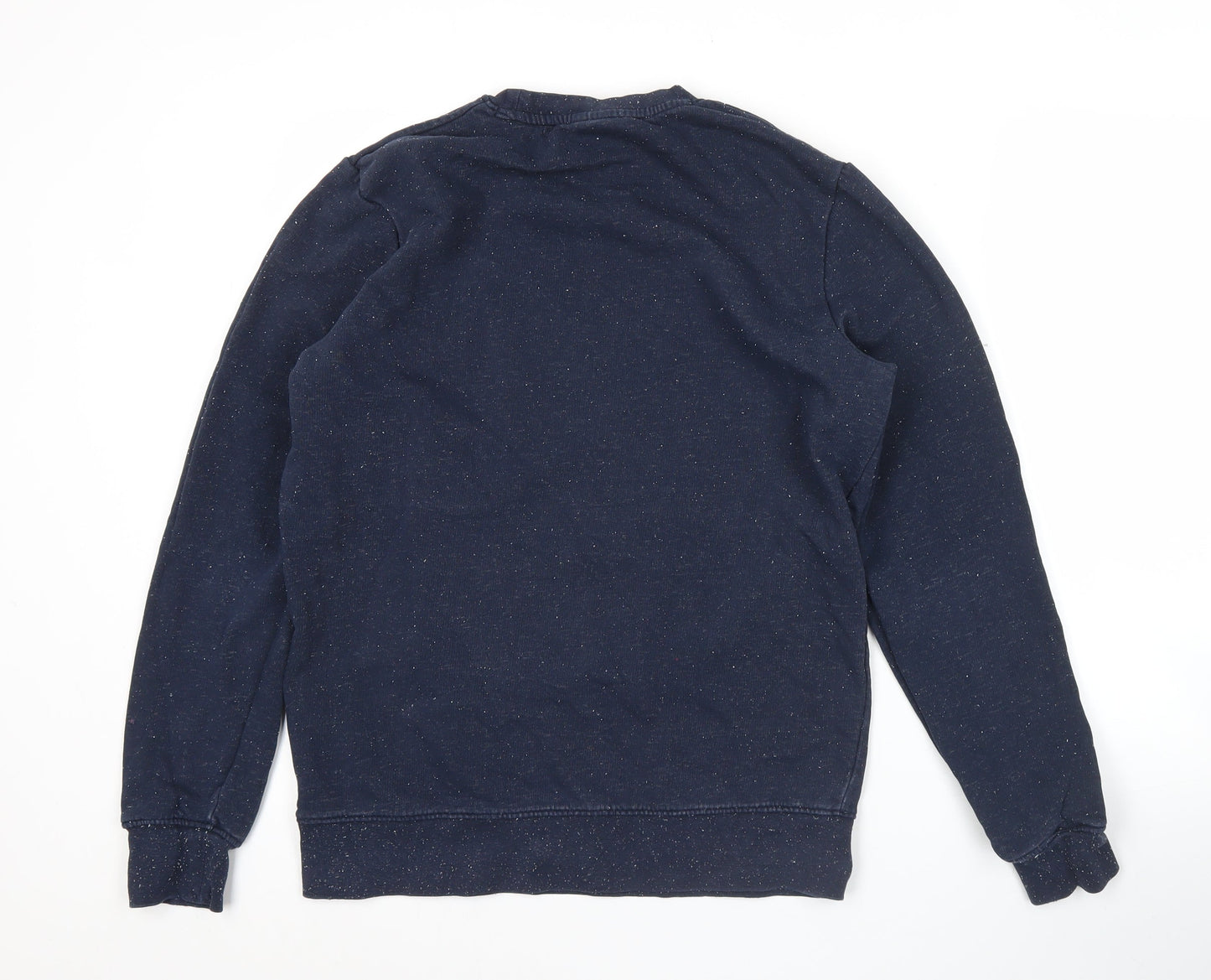 Jack & Jones Mens Blue M Crew Neck Pullover Logo Sweatshirt