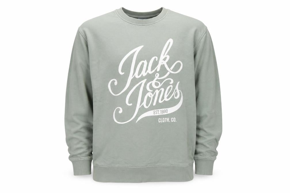 Mens UK M Regular JACK & JONES Green Pullover Sweatshirt