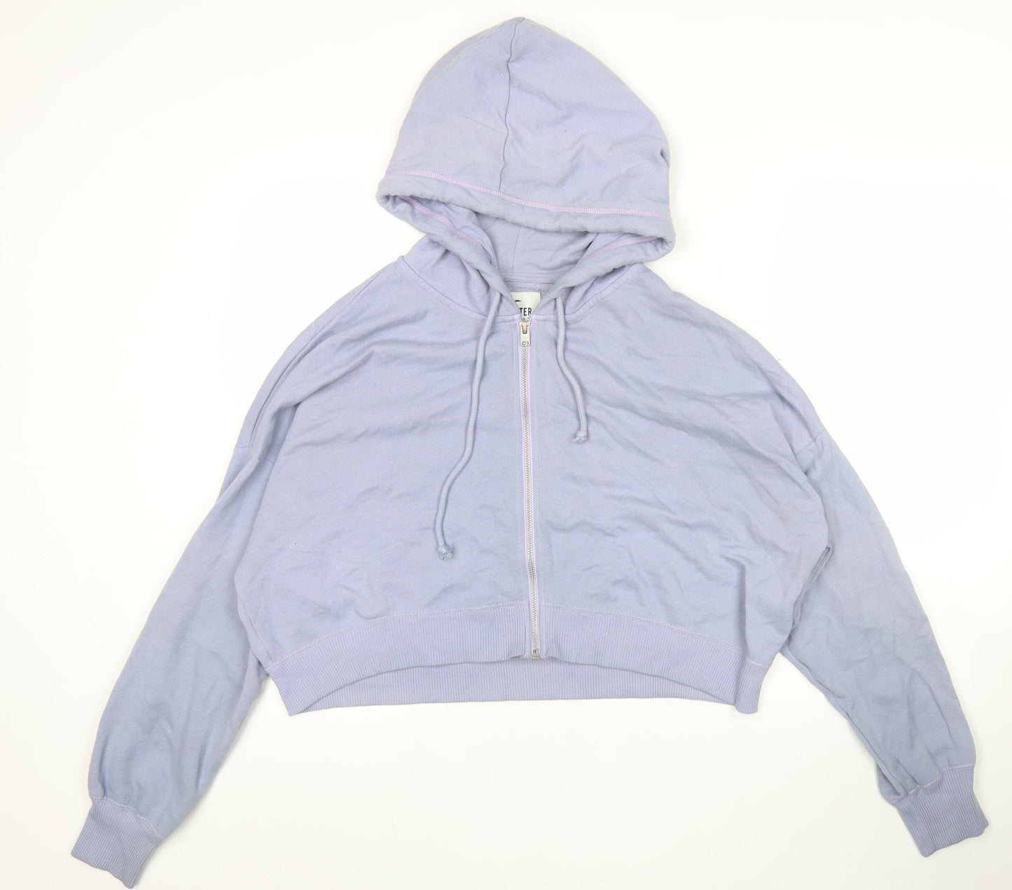 Hollister Womens Purple Hoodie Sweatshirt Medium Full Zip Hoodie