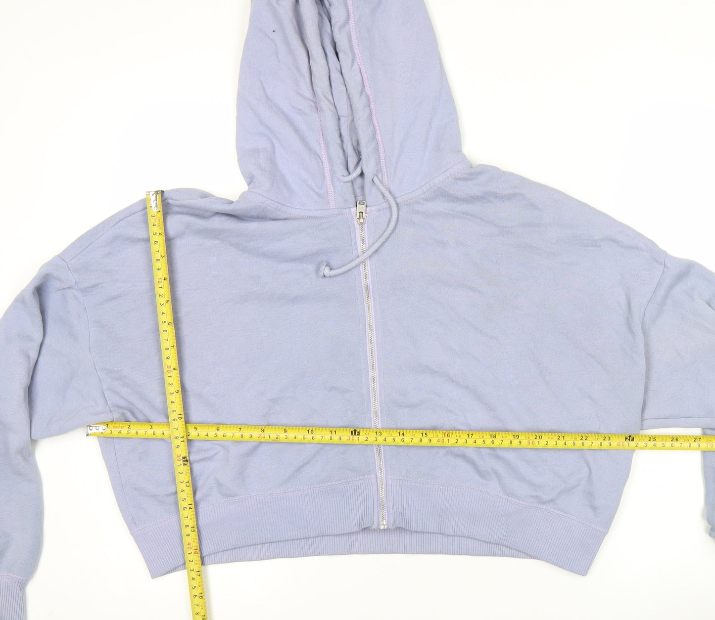 Hollister Womens Purple Hoodie Sweatshirt Medium Full Zip Hoodie