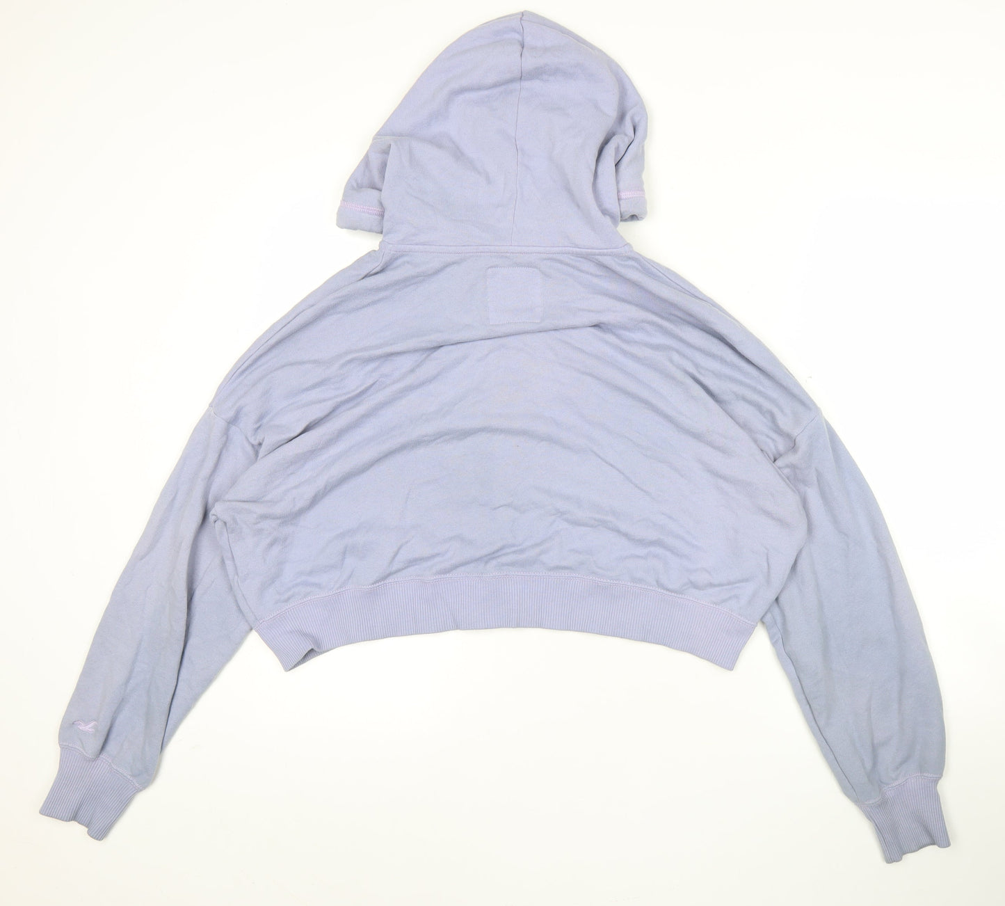 Hollister Womens Purple Hoodie Sweatshirt Medium Full Zip Hoodie