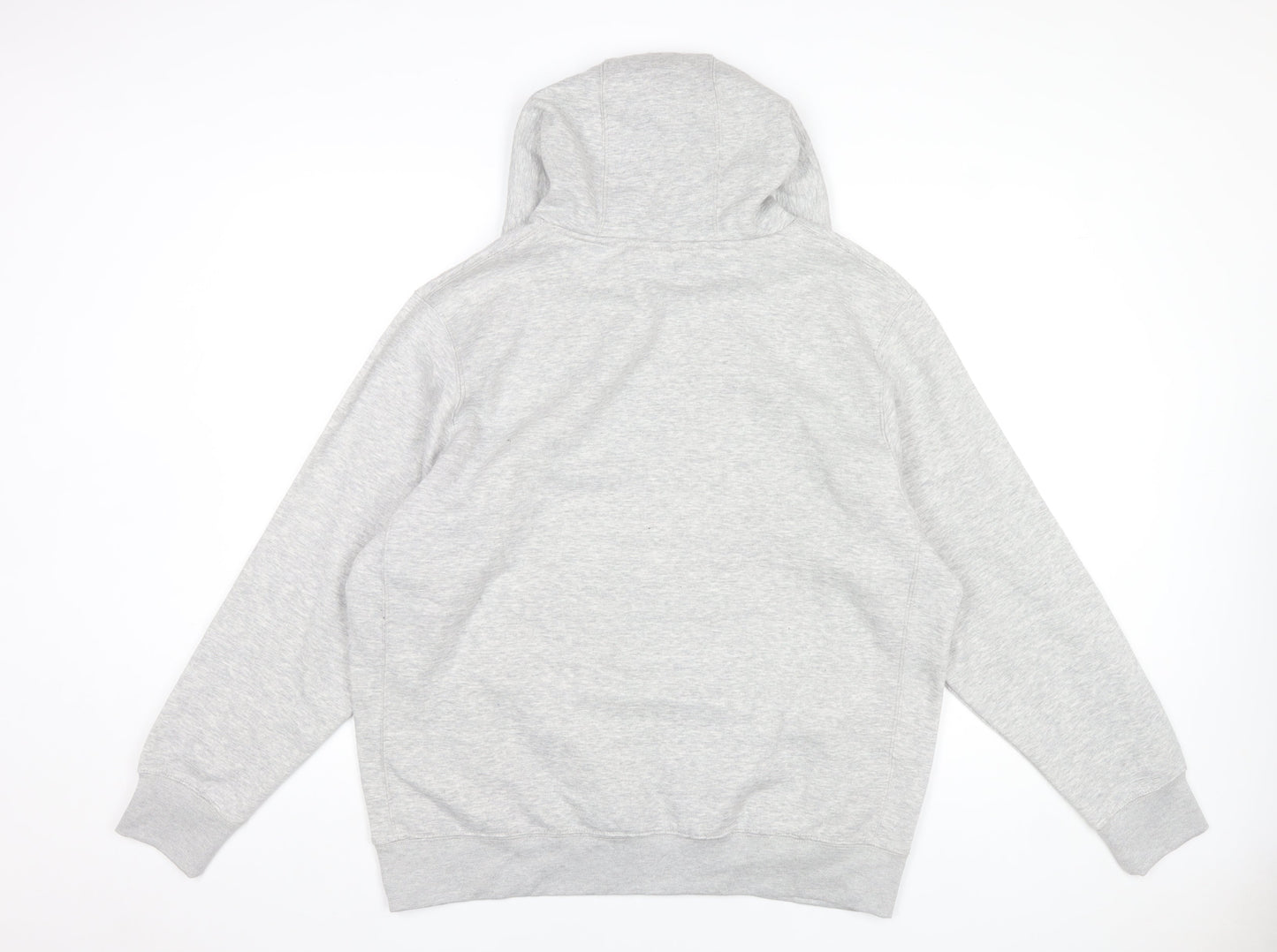 Nike Men's Grey XL Pullover Hoodie Sweatshirt with Logo