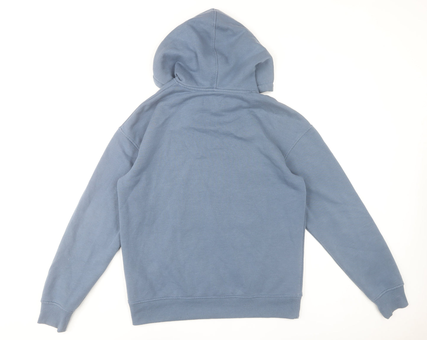 Jack & Jones Mens Blue Pullover Hoodie Medium Originals Logo