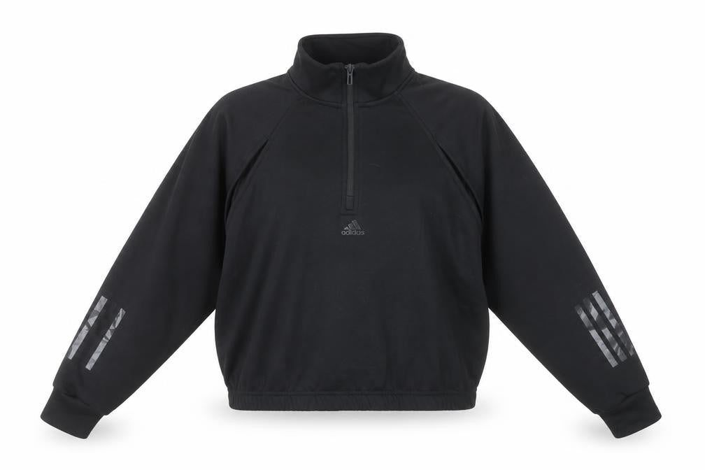Womens UK S Regular adidas Black Pullover Sweatshirt