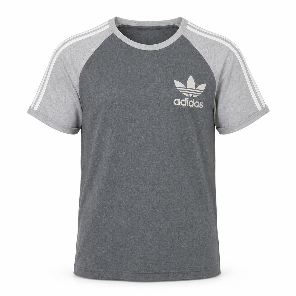 Mens UK Size S adidas Grey  Cotton T-Shirt