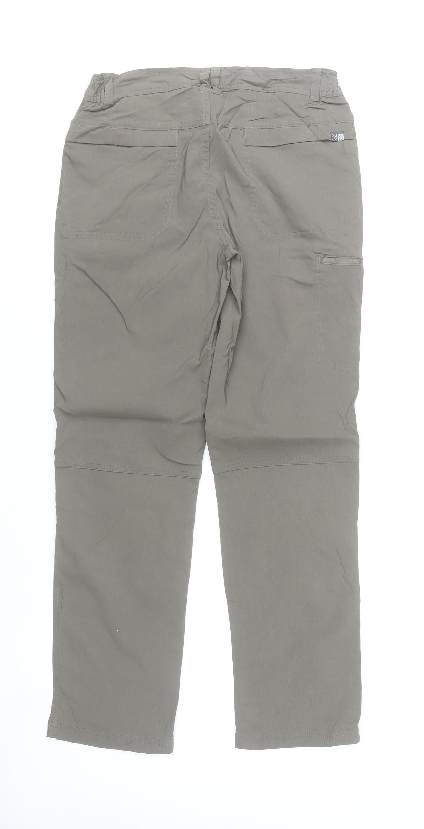 Karrimor Men's Grey Cargo Trousers S Regular Fit Rayon Blend