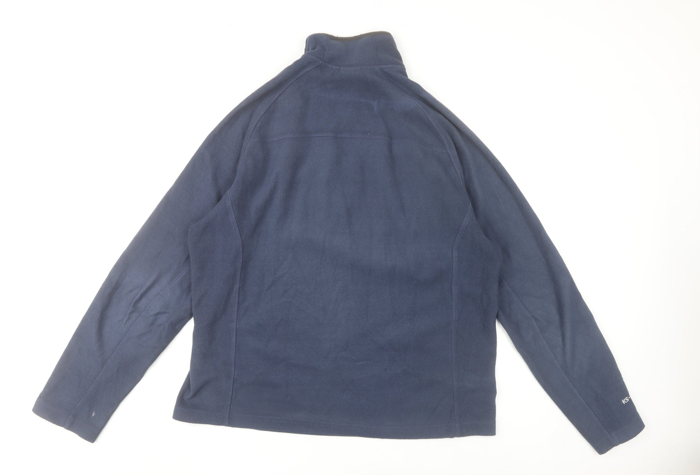 Karrimor Men’s Blue Fleece Pullover Sweatshirt L High Neck 1/2 Zip