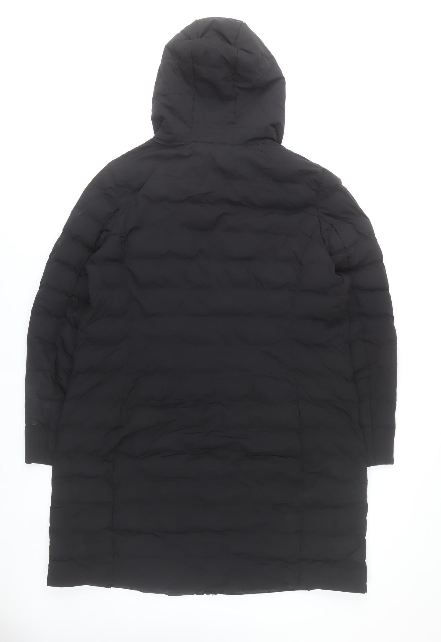 Michael Kors Women’s Black Size 16 Hooded Long Puffer Coat