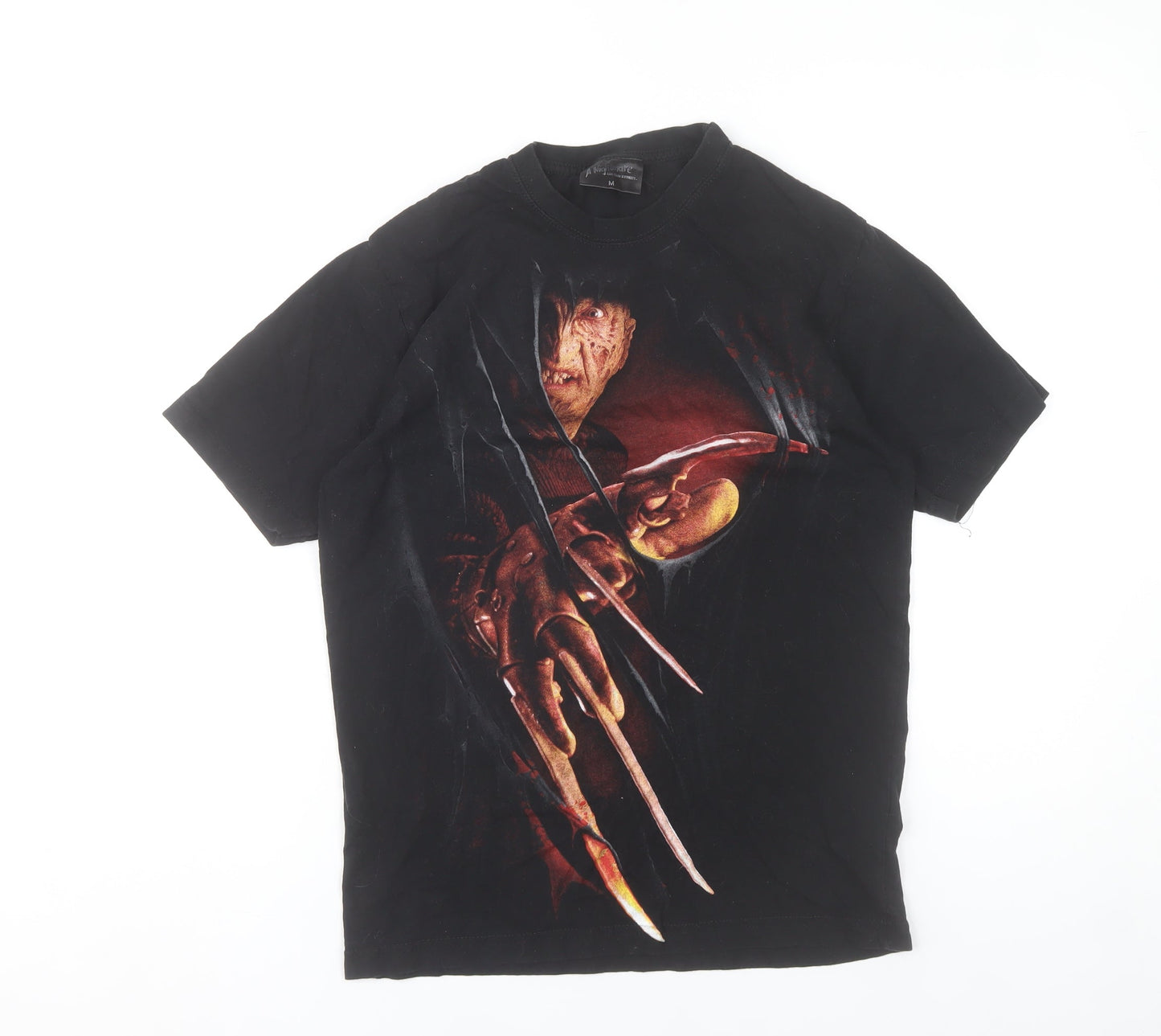 A Nightmare on Elm Street Freddy Krueger Black Men’s M Horror Movie T-Shirt