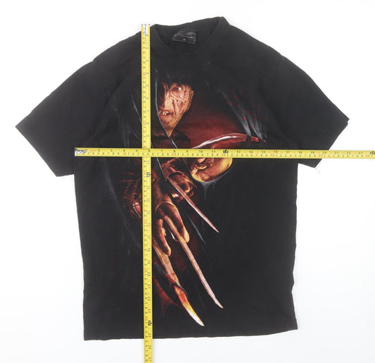 A Nightmare on Elm Street Freddy Krueger Black Men’s M Horror Movie T-Shirt