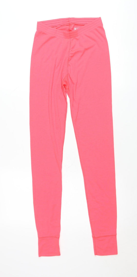 Mountain Warehouse Women Pink Thermal Leggings Size 8 Activewear