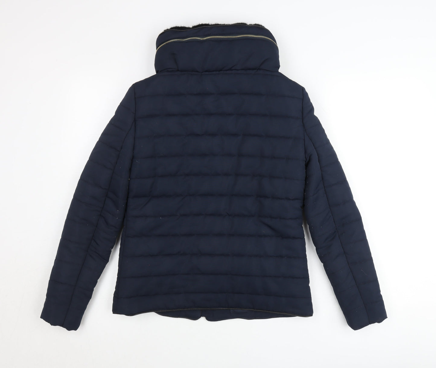 New Look Women’s Blue Size 6 Puffer Jacket Polyester Winter Coat