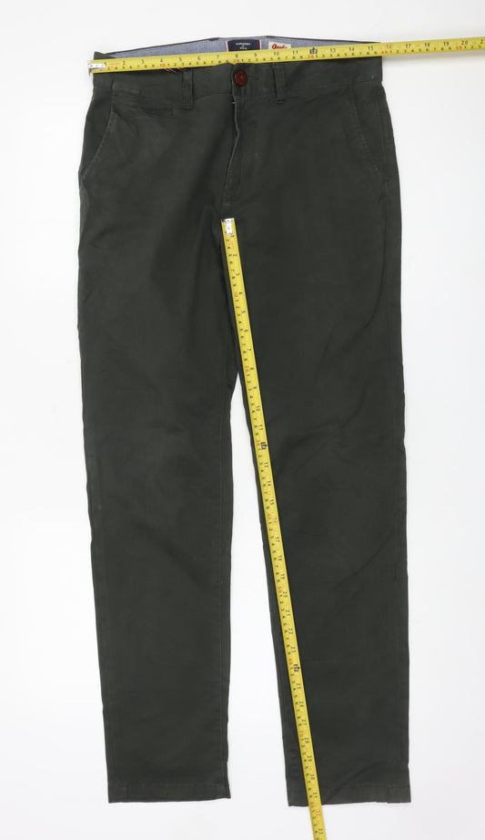 Superdry Men’s Green Slim Fit Chino Trousers 30W 32L