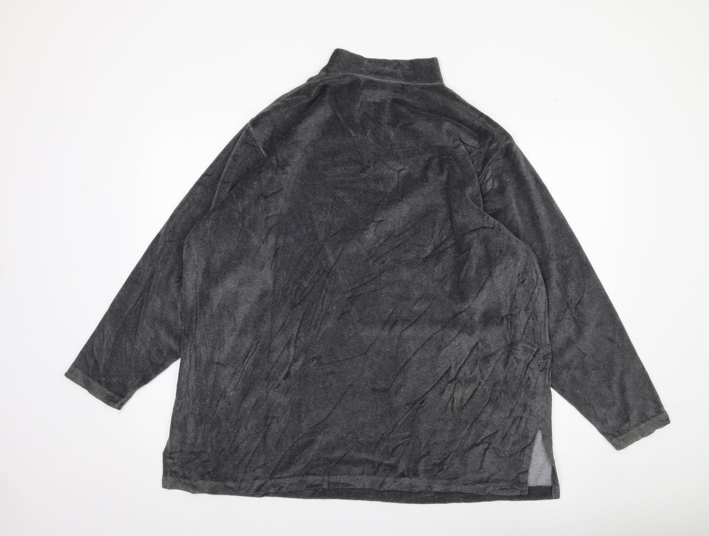 Elisabeth by Liz Claiborne Womens Grey Pullover Sweatshirt Size L