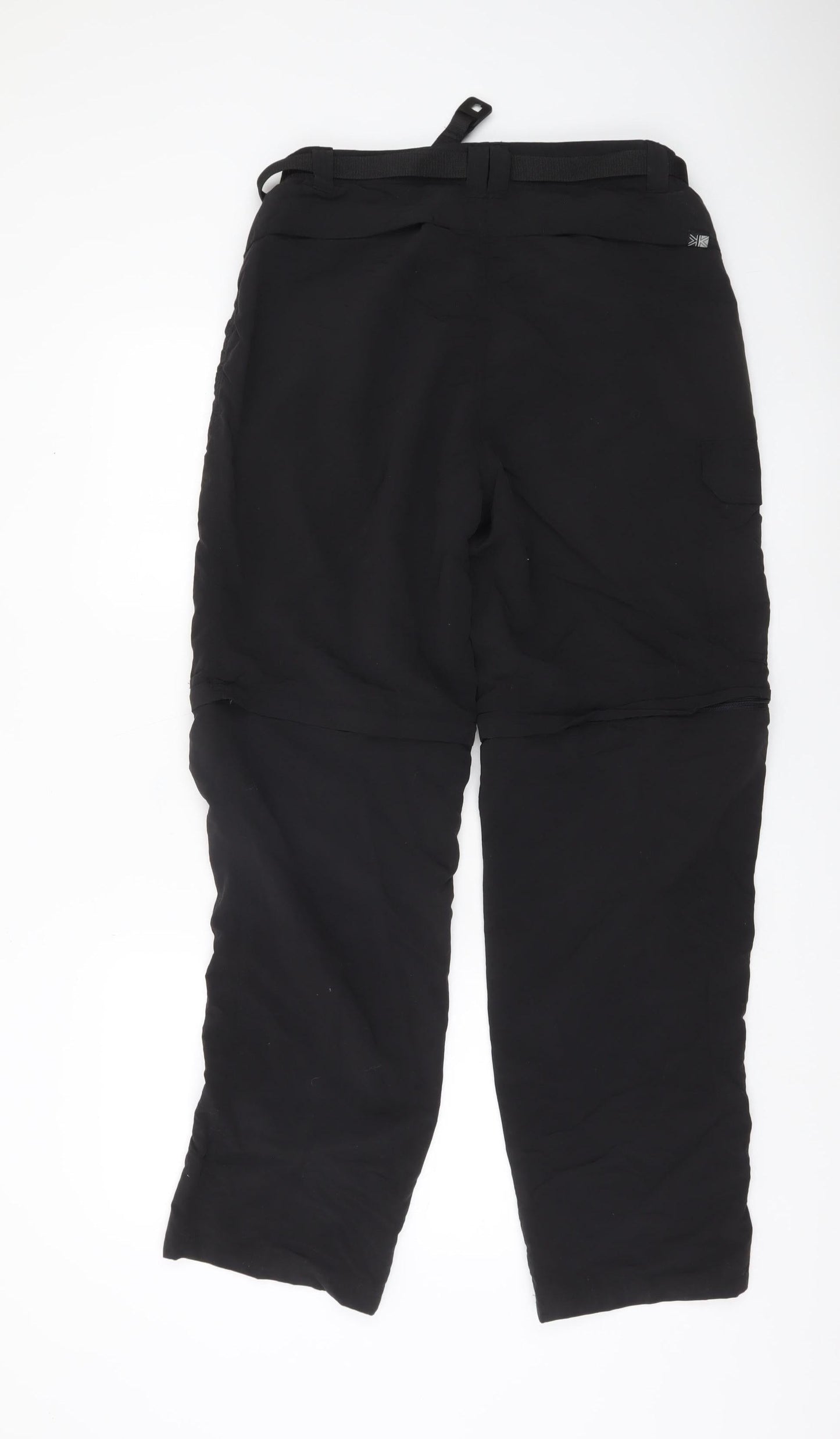 Karrimor Mens Black Cargo Trousers M Nylon Outdoor Hiking Pants