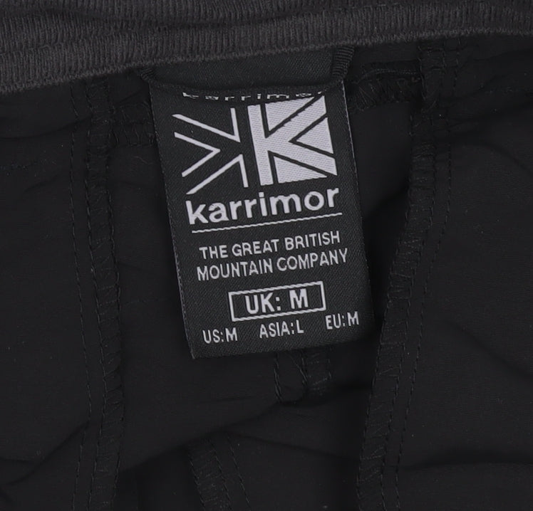 Karrimor Mens Black Cargo Trousers M Nylon Outdoor Hiking Pants