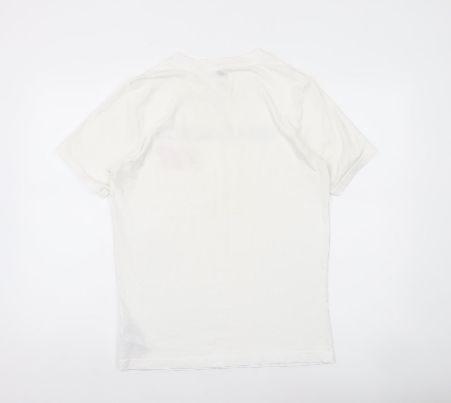 New Balance Men’s White M Graphic Logo Sports T-Shirt