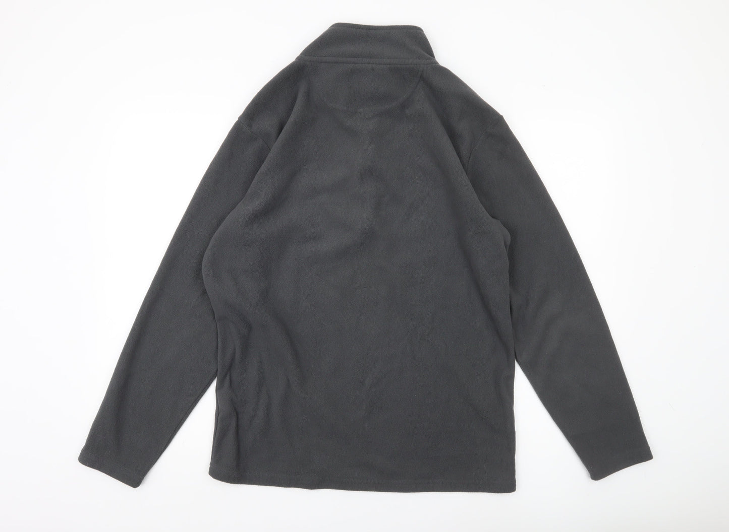 Peter Storm Men's Grey Fleece Pullover Sweatshirt Small 1/4 Zip Outdoor
