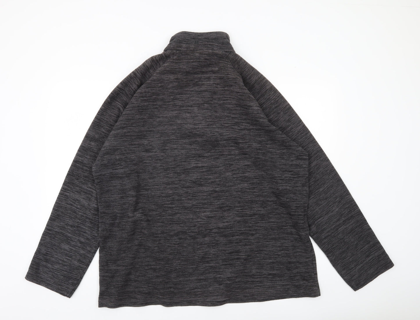 Mountain Warehouse Mens Grey 2XL Pullover Half Zip Sweatshirt