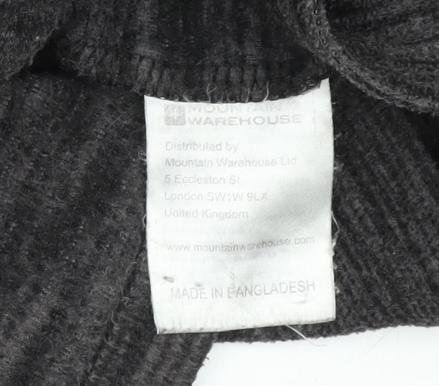 Mountain Warehouse Mens Grey 2XL Pullover Half Zip Sweatshirt