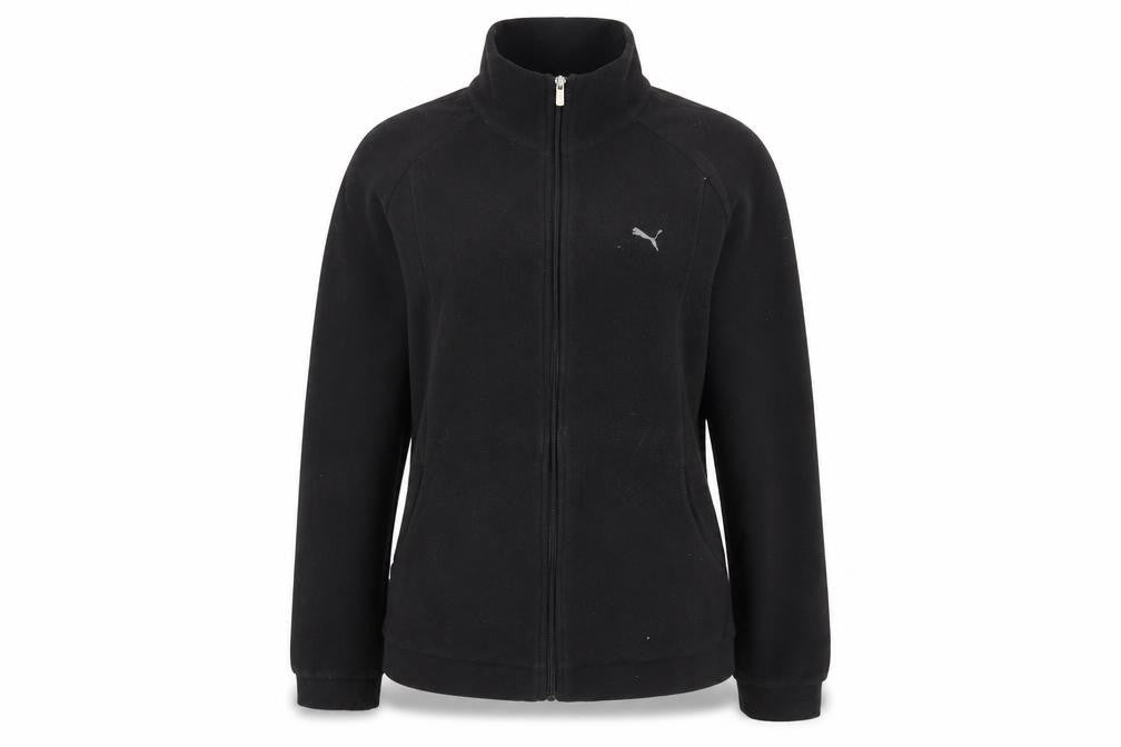 Womens UK Size 12 Regular PUMA Black Polyester Jacket