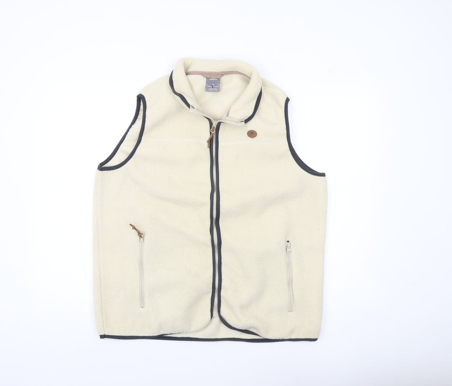 Trespass Women’s Beige Fleece Waistcoat Bodywarmer UK 18 2XL