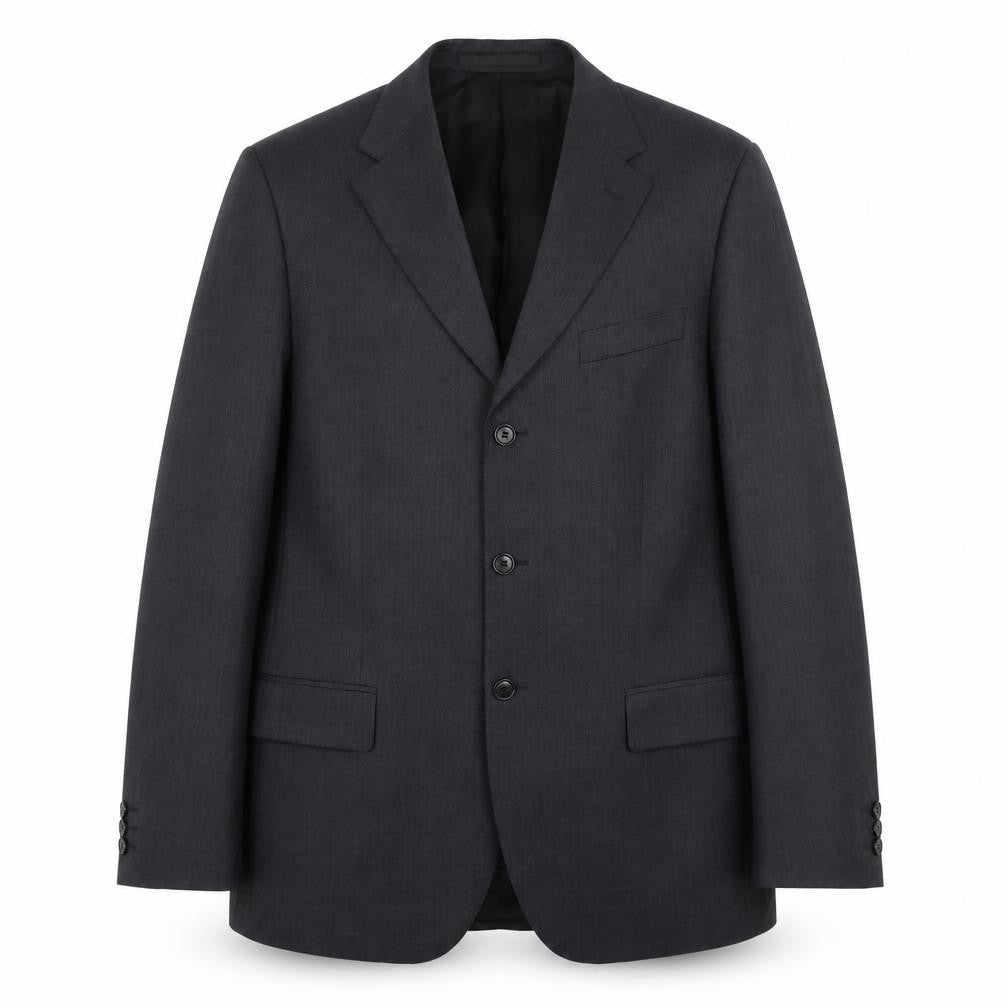 Marks and Spencer Men’s Charcoal Wool Suit Jacket 40 Chest Long