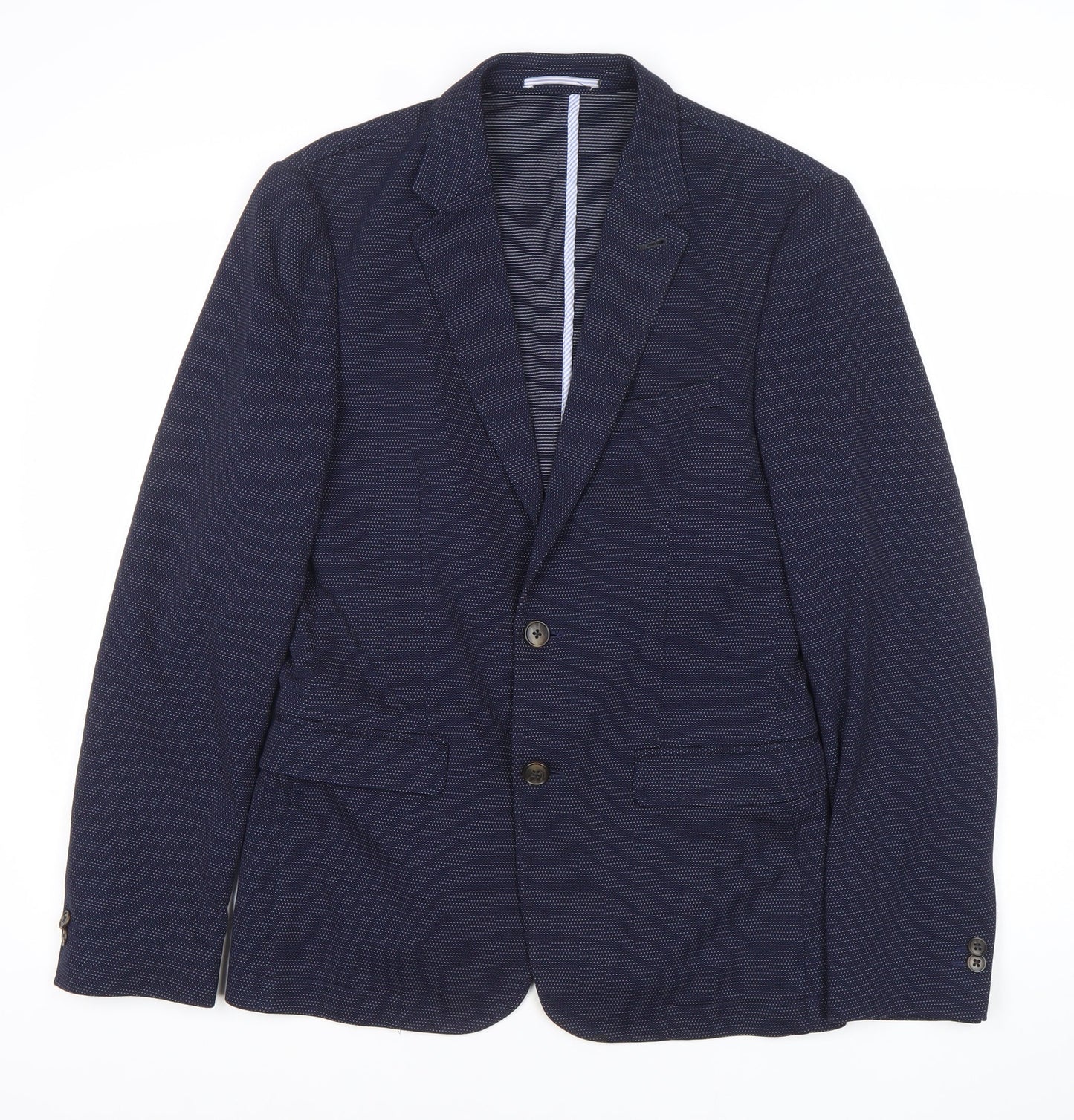 Easy & Company Men's Blue Slim Fit Blazer Jacket Size S