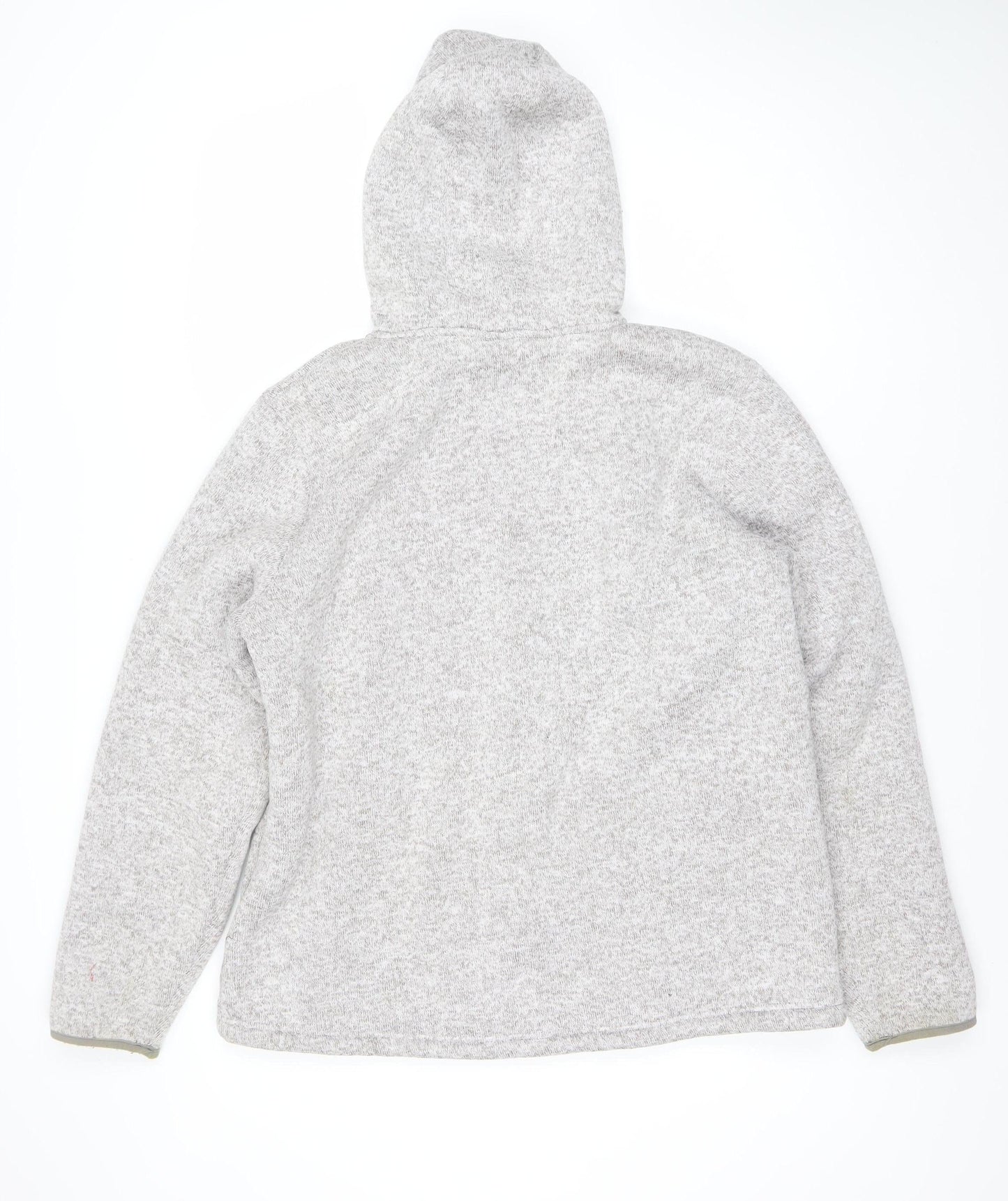 Karrimor Men’s Grey XL Hooded Fleece Full Zip Jacket Outdoor KS-500